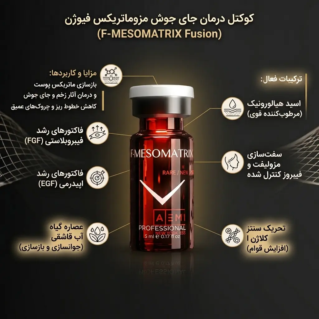 کوکتل درمان جای جوش مزوماتریکس فیوژن