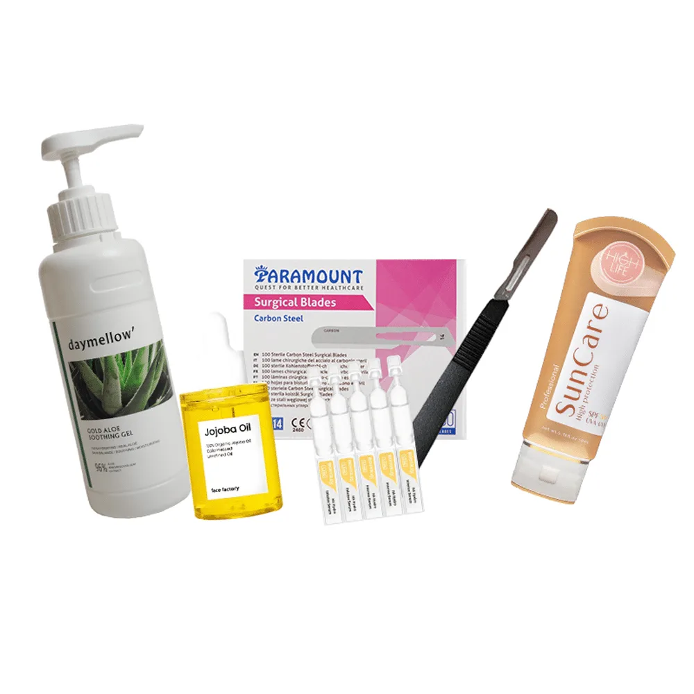 dermaplaning-pack کیت درماپلنینگ