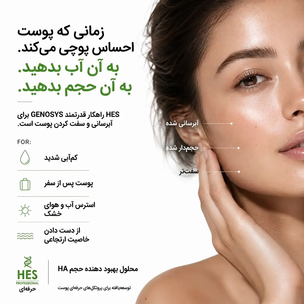 کوکتل هیالورونیک اسید ژنوسیس HES