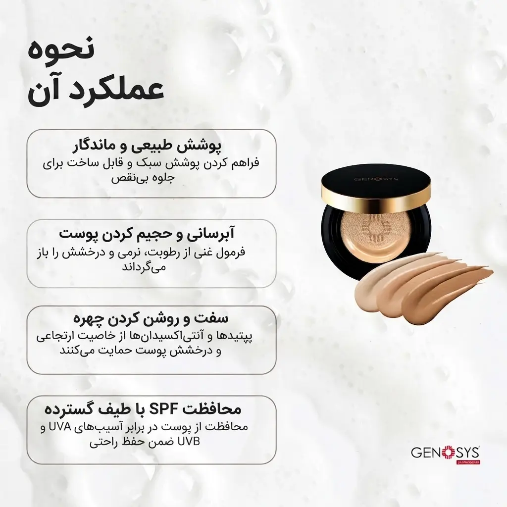 کوشن ژنوسیس – Genosys BB Cushion SPF 50