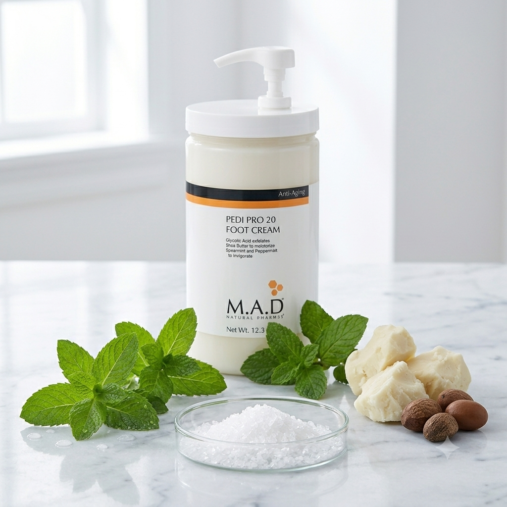 ترکیبات شاخص کرم پدیکور ام ای دی – M.A.D