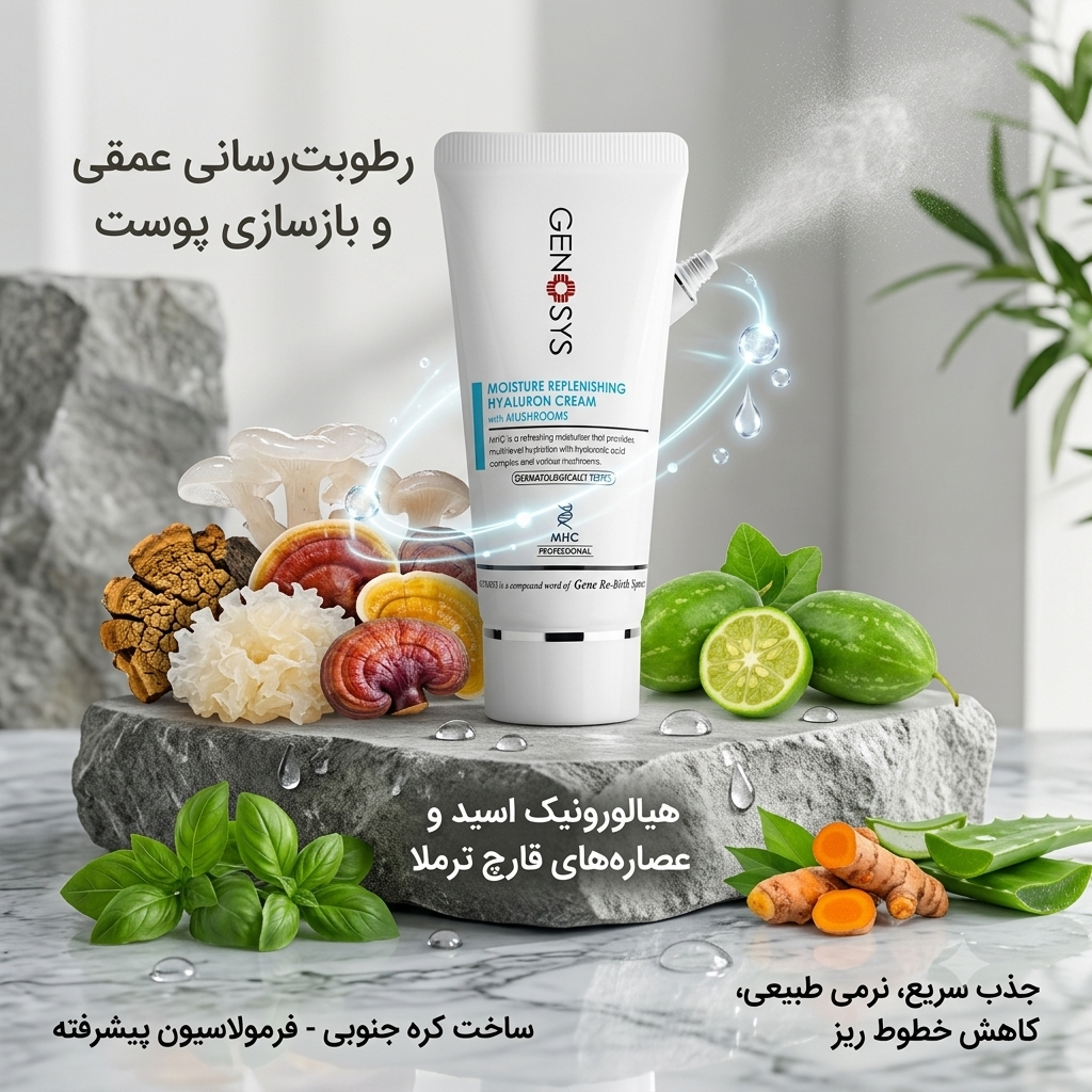کرم مرطوب کننده هیالورون ژنوسیس – Genosys