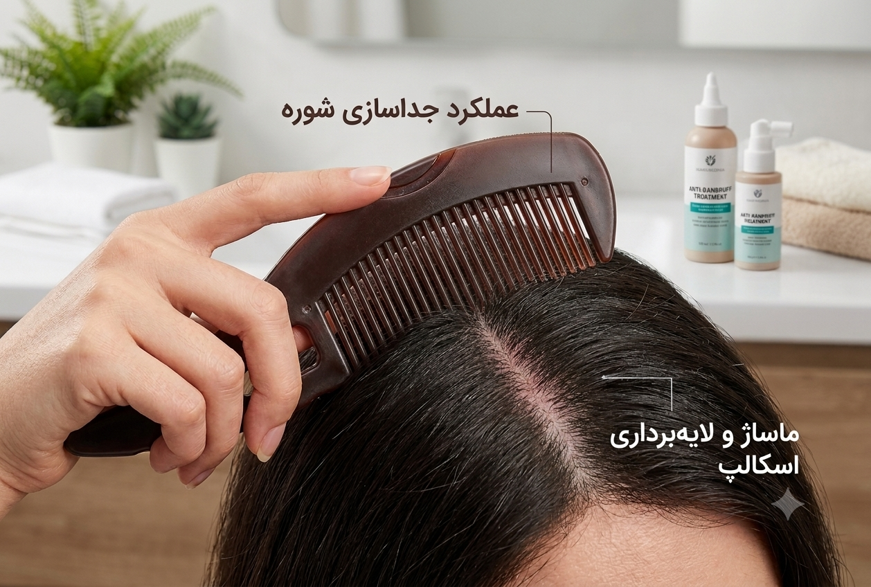 شانه ضد شوره
