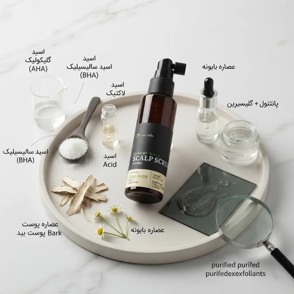 ترکیبات محلول پاکسازی اسکالپ نووسلیکس H3