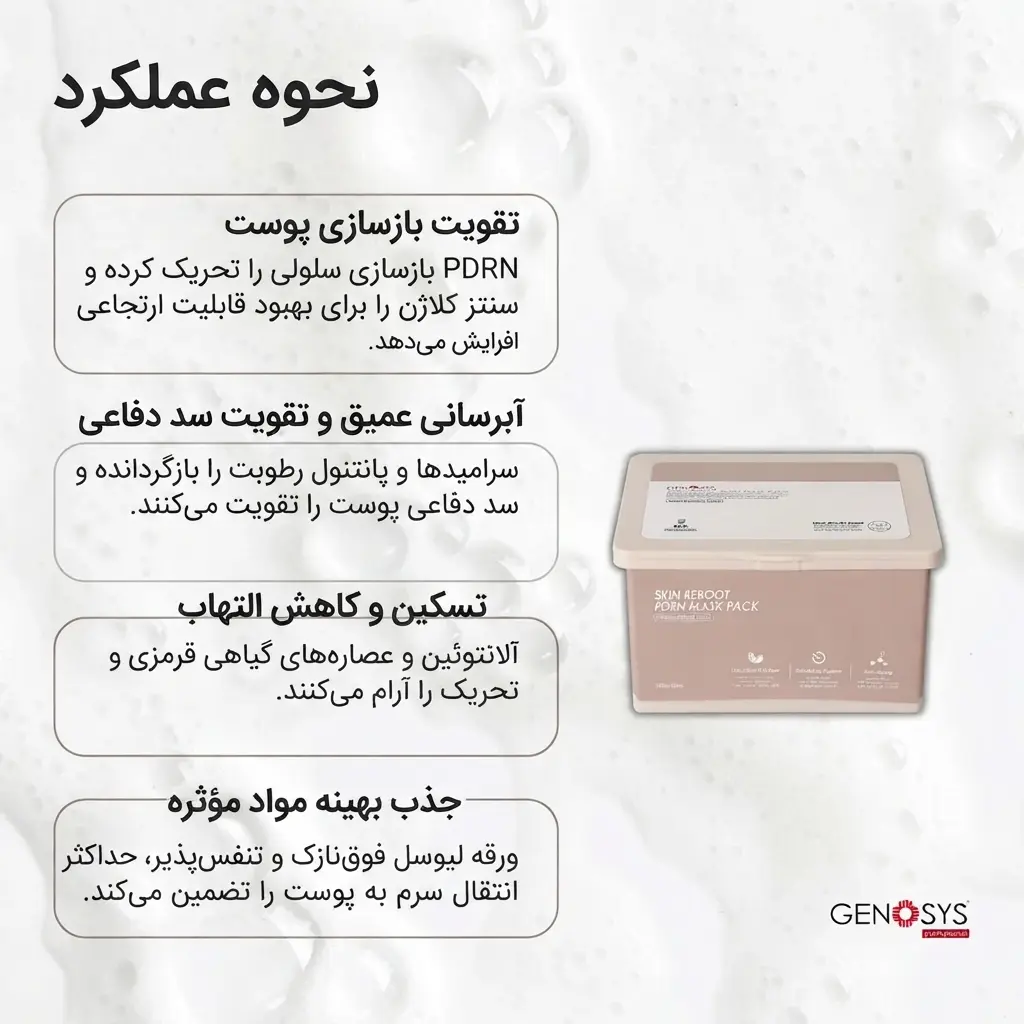 ماسک PDRN ژنوسیس