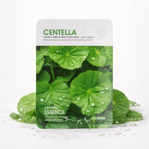 ماسک ورقه‌ای کره‌ای گونگ‌پی سنتلا (Gongpei Centella Asiatica Soothing & Repair Facial Mask)