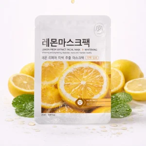 ماسک ورقه‌ای کره‌ای گونگ‌پی لیمو (Gongpei Lemon Fresh Extract Facial Mask)