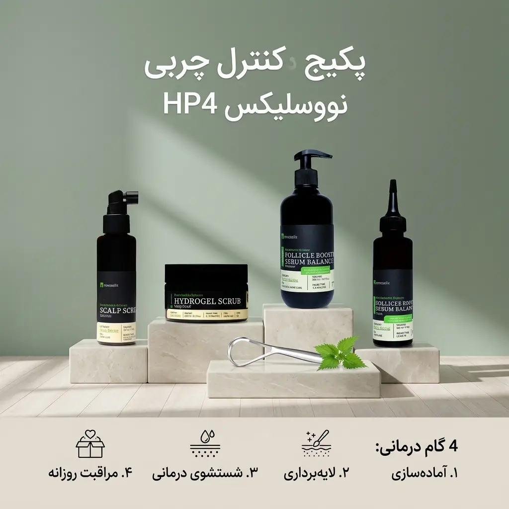 پکیج کنترل چربی و تقویت فولیکول نووسلیکس