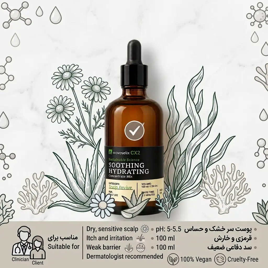 ترکیبات کنسانتره کامپکت آبرسان و تسکیندهنده اسکالپ نووسلیکس CX2