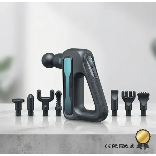 دستگاه ماساژور تفنگی بلوایدیا مدل Fascial Gun (دارای صفحه نمایش LCD)