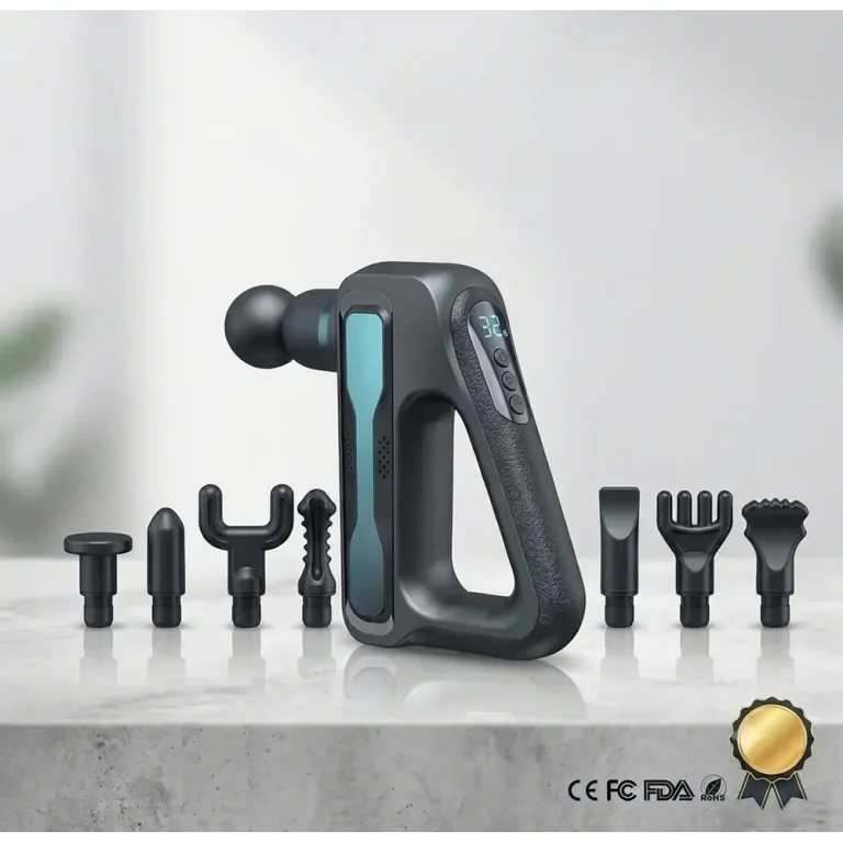 دستگاه ماساژور تفنگی بلوایدیا مدل Fascial Gun (دارای صفحه نمایش LCD)