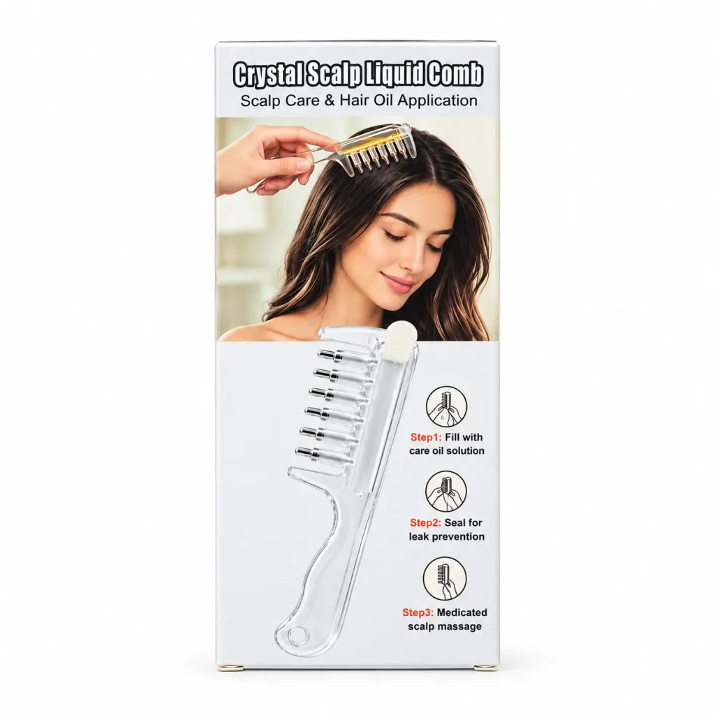 شانه مایع‌رسان کریستالی جذب مواد